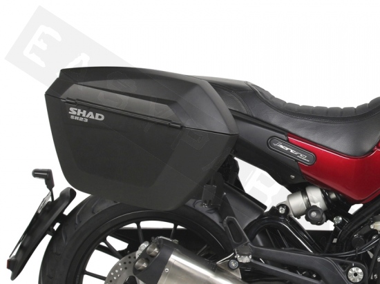 Side cases 23L BENELLI Leoncino 500 2017-2022 zwart (By Shad)